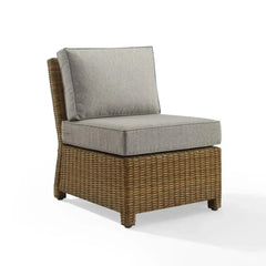 Crosley Bradenton 25 Inch Outdoor Wicker Sectional Center Chair - KO70017 - The Home Selection
