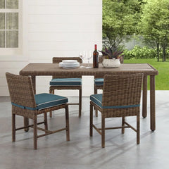 Crosley Bradenton 5pc Wicker Outdoor Dining Set - KO70427WB - The Home Selection