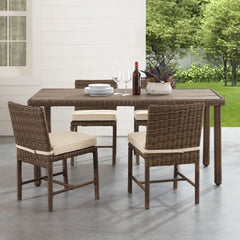 Crosley Bradenton 5pc Wicker Outdoor Dining Set - KO70427WB - The Home Selection