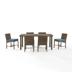 Crosley Bradenton 7pc Wicker Outdoor Dining Set - KO70420WB - The Home Selection