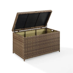 Crosley Bradenton Wicker Outdoor Storage Box - CO7305-WB - The Home Selection