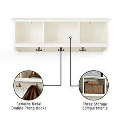 Crosley Brennan 2-piece Entryway Set - KF60001WH - The Home Selection
