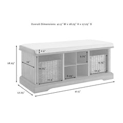 Crosley Brennan 42 Inch Storage Bench - CF6003 - The Home Selection