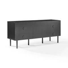 Crosley Brody Record Storage Sideboard - CF1144-BK - The Home Selection