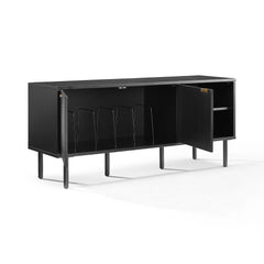 Crosley Brody Record Storage Sideboard - CF1144-BK - The Home Selection
