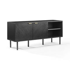 Crosley Brody Record Storage Sideboard - CF1144-BK - The Home Selection
