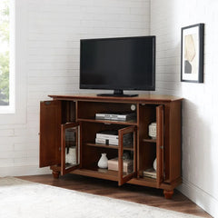 Crosley Cambridge Corner Tv Stand For 50+ Inch Tv - KF10006DMA - The Home Selection