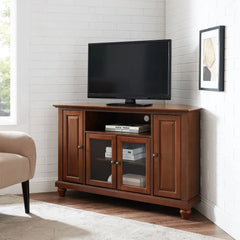 Crosley Cambridge Corner Tv Stand For 50+ Inch Tv - KF10006DMA - The Home Selection