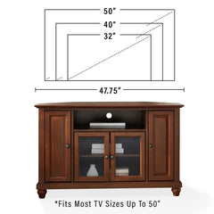 Crosley Cambridge Corner Tv Stand For 50+ Inch Tv - KF10006DMA - The Home Selection