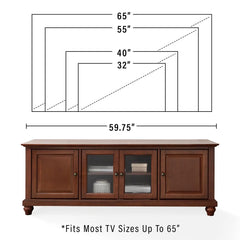 Crosley Cambridge Low Profile Tv Stand For 65+ Inch Tv - KF10005DMA - The Home Selection