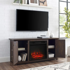 Crosley Camden Low Profile Fireplace Tv Stand For 50+ Inch Tv - KF100548DW - The Home Selection