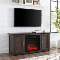 Crosley Camden Low Profile Fireplace Tv Stand For 50+ Inch Tv - KF100548DW - The Home Selection