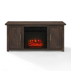 Crosley Camden Low Profile Fireplace Tv Stand For 50+ Inch Tv - KF100548DW - The Home Selection