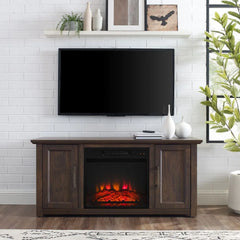 Crosley Camden Low Profile Fireplace Tv Stand For 50+ Inch Tv - KF100548DW - The Home Selection