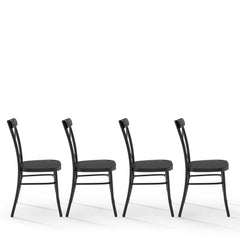 Crosley Camille 4-piece Metal Dining Chair Set - KF20030MB - The Home Selection