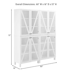 Crosley Cassai 2-piece Kitchen Storage Pantry Set - KF33027 - The Home Selection