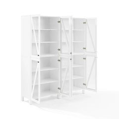 Crosley Cassai 2-piece Kitchen Storage Pantry Set - KF33027 - The Home Selection