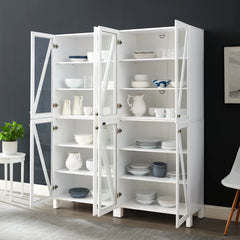 Crosley Cassai 2-piece Kitchen Storage Pantry Set - KF33027 - The Home Selection