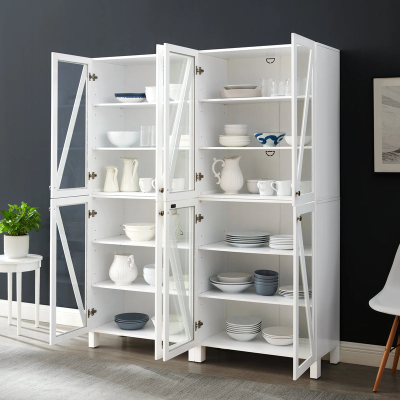 Crosley Cassai 2-piece Kitchen Storage Pantry Set - KF33027 - The Home Selection