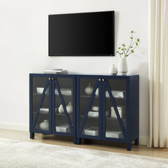 Crosley Cassai 2-piece Media Sideboard Cabinet Set - KF13133 - The Home Selection