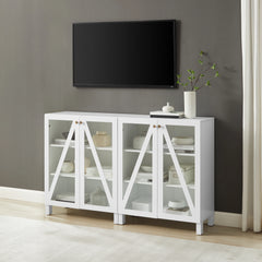 Crosley Cassai 2-piece Media Sideboard Cabinet Set - KF13133 - The Home Selection