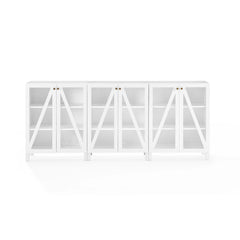 Crosley Cassai 3-piece Media Sideboard Cabinet Set - KF13134 - The Home Selection