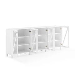 Crosley Cassai 3-piece Media Sideboard Cabinet Set - KF13134 - The Home Selection
