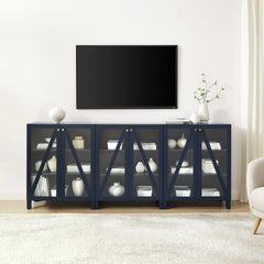 Crosley Cassai 3-piece Media Sideboard Cabinet Set - KF13134 - The Home Selection