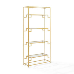 Crosley Celeste Etagere Bookcase - CF1411-GL - The Home Selection