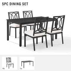 Crosley Chambers 5pc Outdoor Dining Set - KO60054MB-CR - The Home Selection