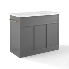 Crosley Claire Kitchen Island - KF30096WM-GY - The Home Selection