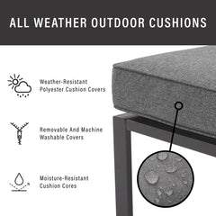 Crosley Clark Armless Outdoor Sectional Chair - KO70373MB - The Home Selection