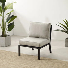 Crosley Clark Armless Outdoor Sectional Chair - KO70373MB - The Home Selection