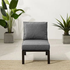 Crosley Clark Armless Outdoor Sectional Chair - KO70373MB - The Home Selection