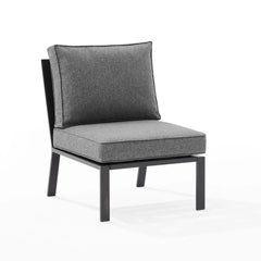 Crosley Clark Armless Outdoor Sectional Chair - KO70373MB - The Home Selection