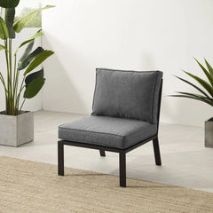 Crosley Clark Armless Outdoor Sectional Chair - KO70373MB - The Home Selection