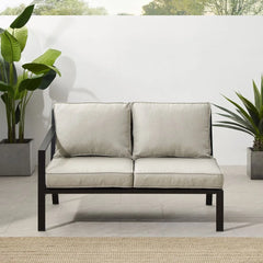 Crosley Clark Outdoor Sectional Left Side Loveseat - KO70370MB - The Home Selection