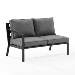 Crosley Clark Outdoor Sectional Left Side Loveseat - KO70370MB - The Home Selection