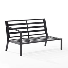 Crosley Clark Outdoor Sectional Left Side Loveseat - KO70370MB - The Home Selection
