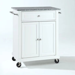 Crosley Compact Stone Top Kitchen Cart - KF30024E - The Home Selection