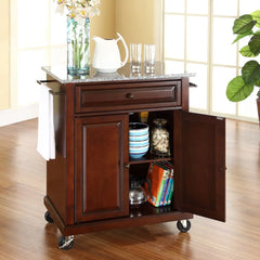 Crosley Compact Stone Top Kitchen Cart - KF30024E - The Home Selection