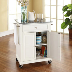 Crosley Compact Stone Top Kitchen Cart - KF30024E - The Home Selection