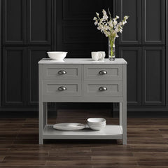 Crosley Connell Kitchen Island/cart - CF3036WM-GY - The Home Selection