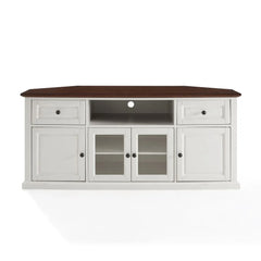 Crosley Corner Tv Stand For 65+ Inch Tv - CF1000260-WH - The Home Selection