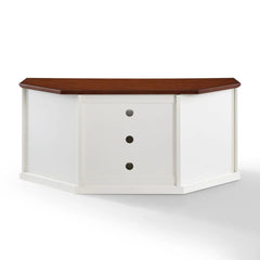 Crosley Corner Tv Stand For 65+ Inch Tv - CF1000260-WH - The Home Selection