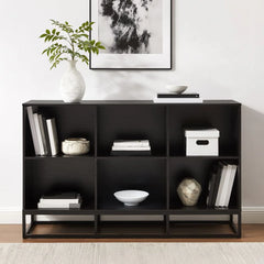 Crosley Enzo 6 Cube Record Storage Media Stand - CF1129-BK - The Home Selection