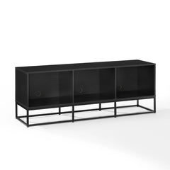 Crosley Enzo Large Record Storage Media Console - CF1127-BK - The Home Selection