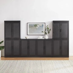 Crosley Essen 3-piece Entertainment Center - KF33019BK - The Home Selection