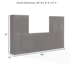 Crosley Essen 3-piece Entertainment Center - KF33019BK - The Home Selection