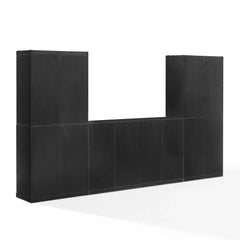Crosley Essen 3-piece Entertainment Center - KF33019BK - The Home Selection